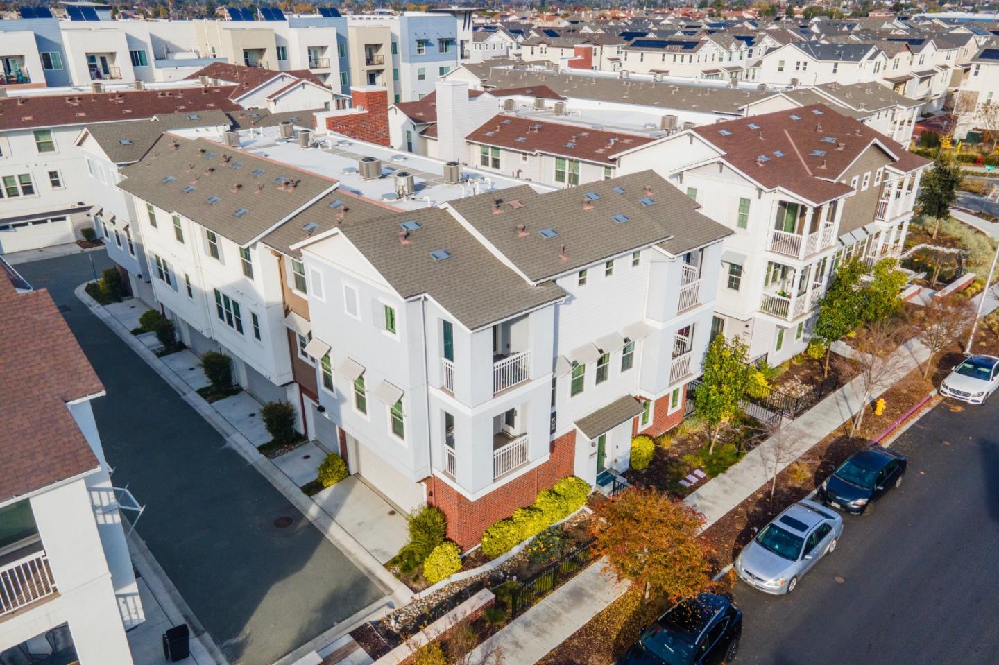 8553 Seawind Way Newark, CA 94560 - Photo 27 of 30 an aerial view of residential houses with outdoor space