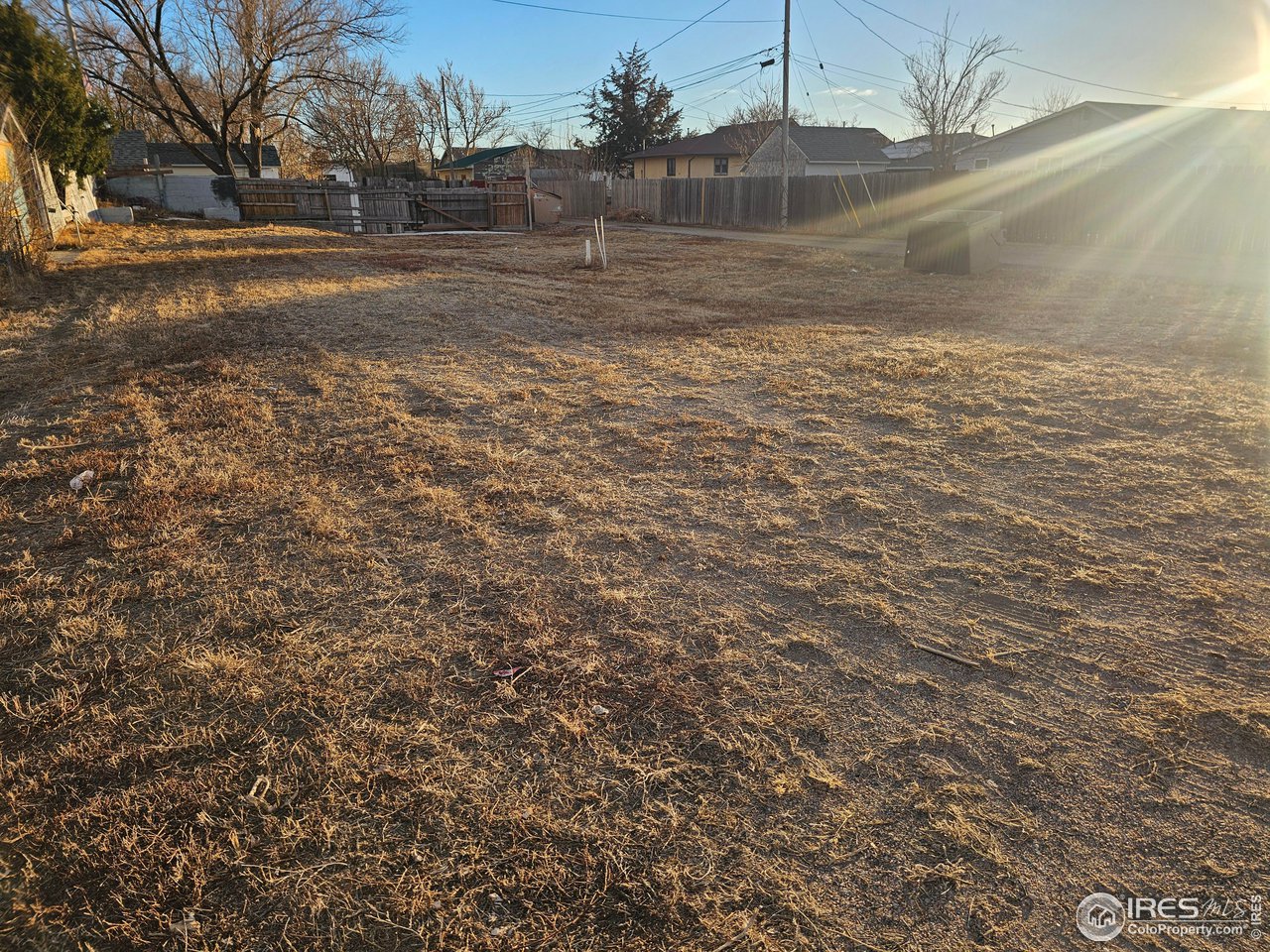 827 Clark Street Sterling, CO 80751 - Photo 5 of 6 NE corner of lot