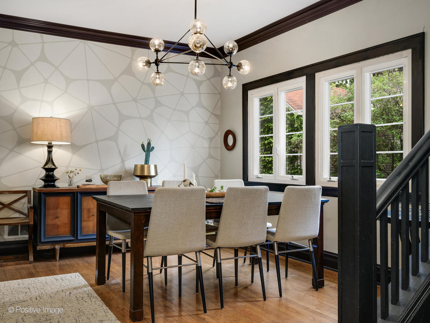225 Clinton Avenue Oak Park, IL 60302 - Photo 15 of 37 a view of a dining room with furniture window and outside view