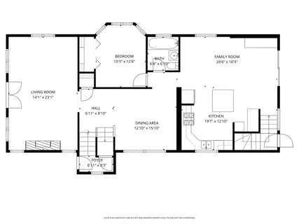 a picture of a floor plan