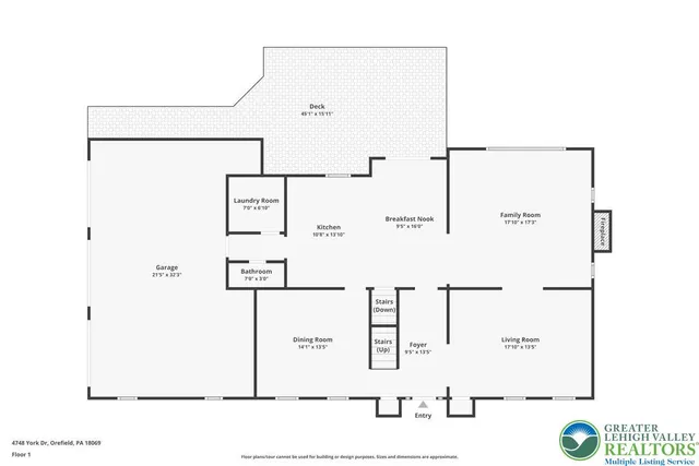 a picture of a floor plan