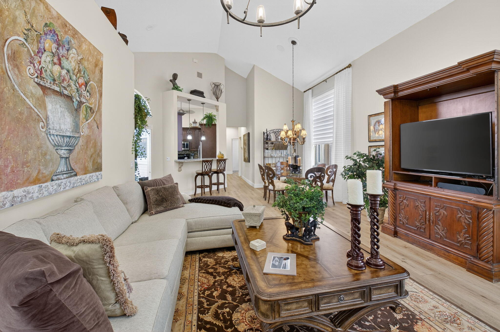 2500 Northwest 66th Drive Boca Raton, FL 33496 - Photo 11 of 45 a living room with furniture and a flat screen tv