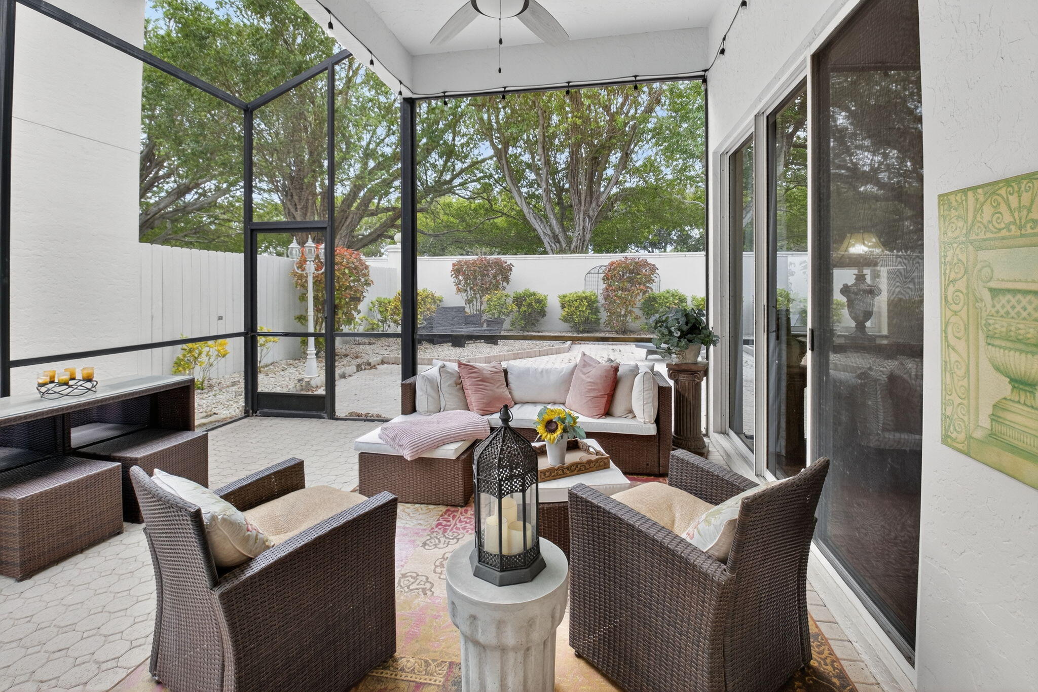 2500 Northwest 66th Drive Boca Raton, FL 33496 - Photo 30 of 45 a living room with furniture and a floor to ceiling window