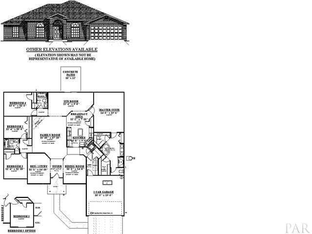 2207 Liberty Loop Road, Unit 18C Cantonment, FL 32533 - Photo 15 of 15 Floor plan Sheffield 2680 sq.ft