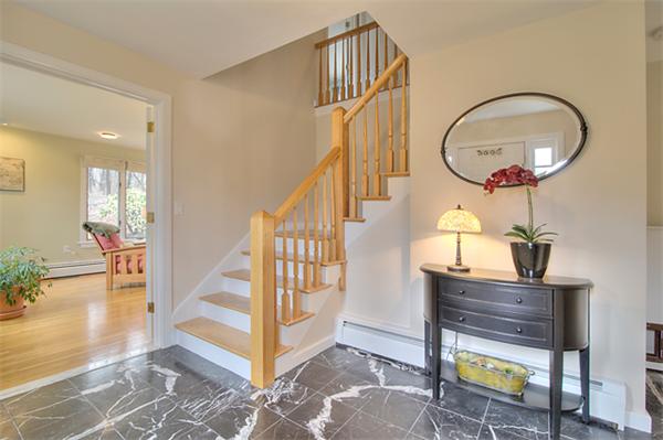 23 Blueberry Hill Road Andover, MA 01810 - Photo 3 of 30 a view of entryway and hall with wooden floor