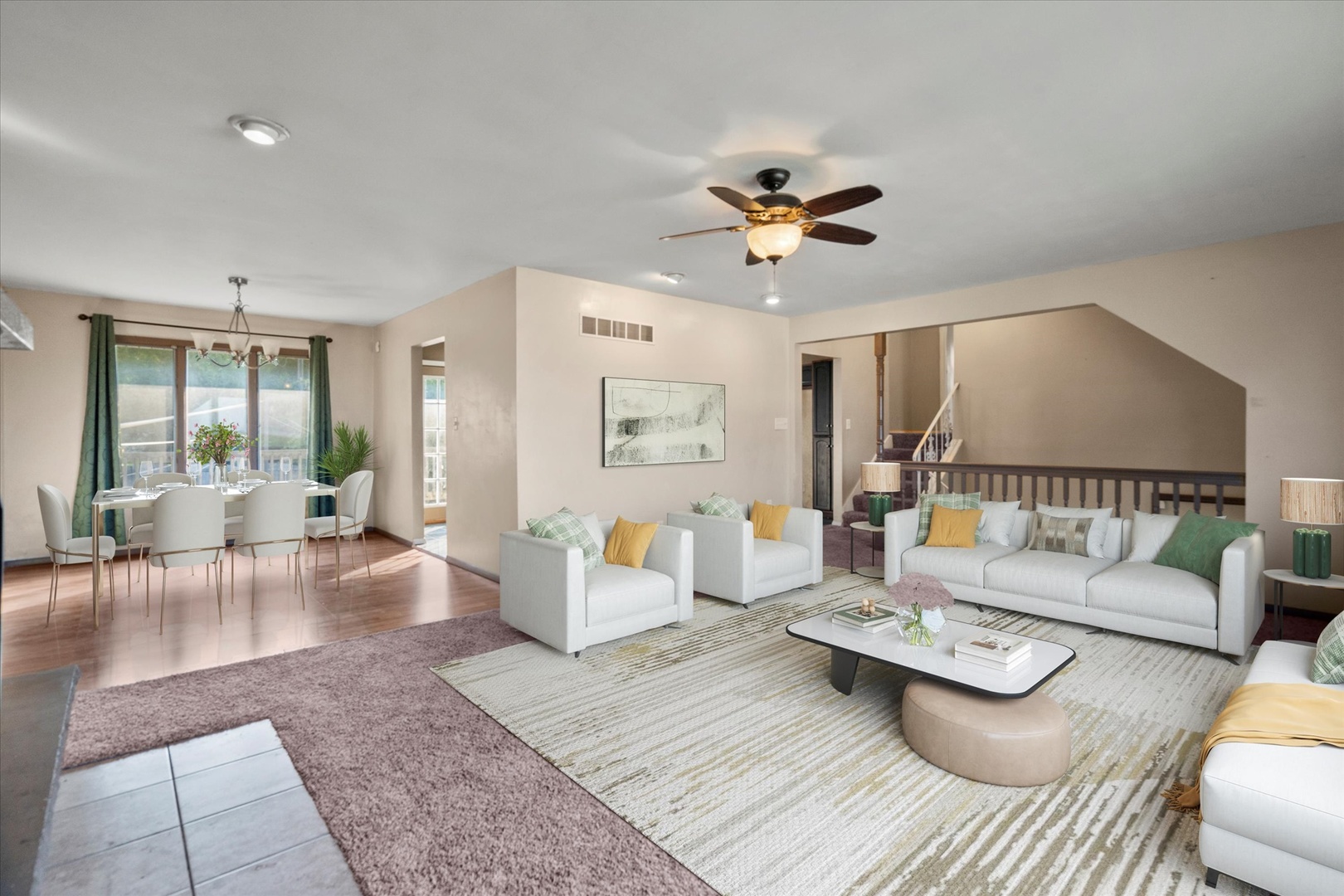 464 East Pilot Drive Herscher, IL 60941 - Photo 13 of 23 a living room with furniture and a wooden floor