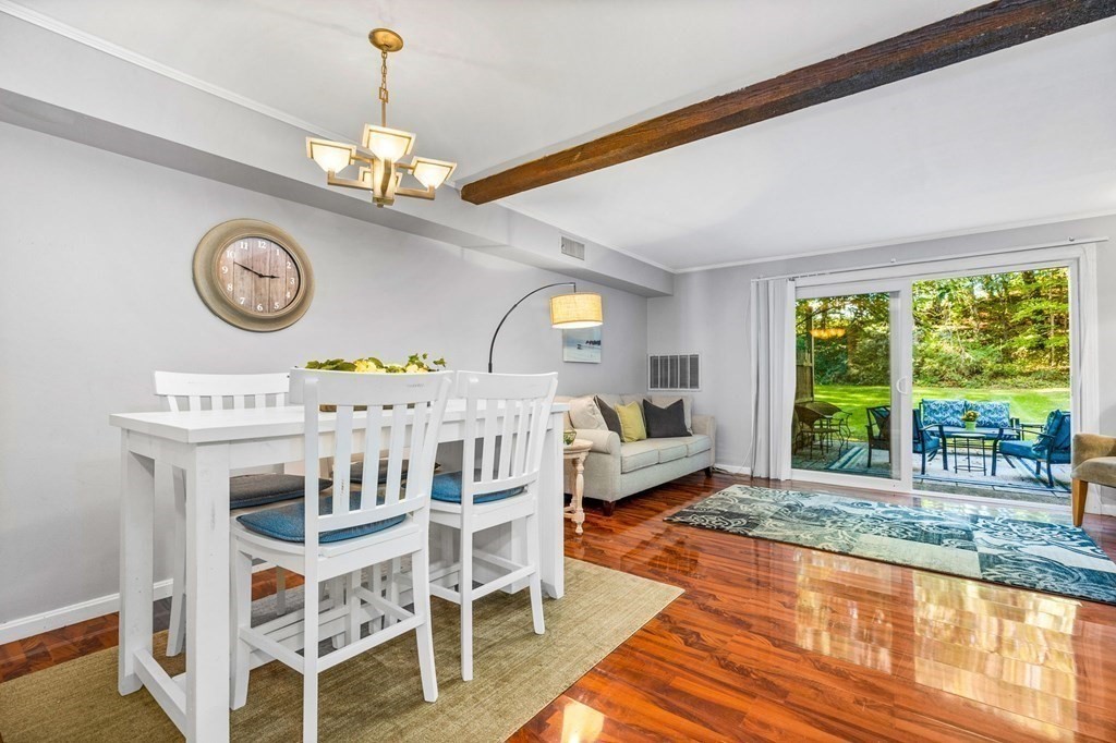 5 Beal's Cove Road, Unit B Hingham, MA 02043 - Photo 10 of 27 a view of a dining room with furniture window and outside view
