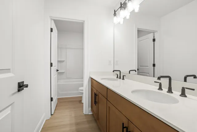 a front view of a building and a yard