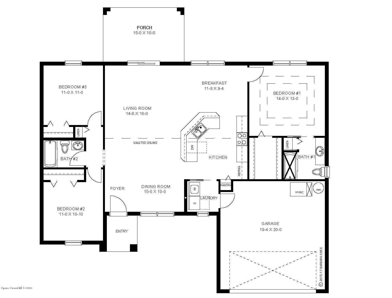 198 Uleta Road Southeast Palm Bay, FL 32909 - Photo 4 of 42 1455 BRO FLOOR crop