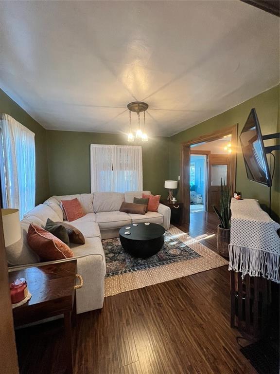 208 Morton Avenue Butler, PA 16001 - Photo 12 of 28 a living room with furniture and a wooden floor