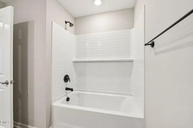 a bathroom with a tub