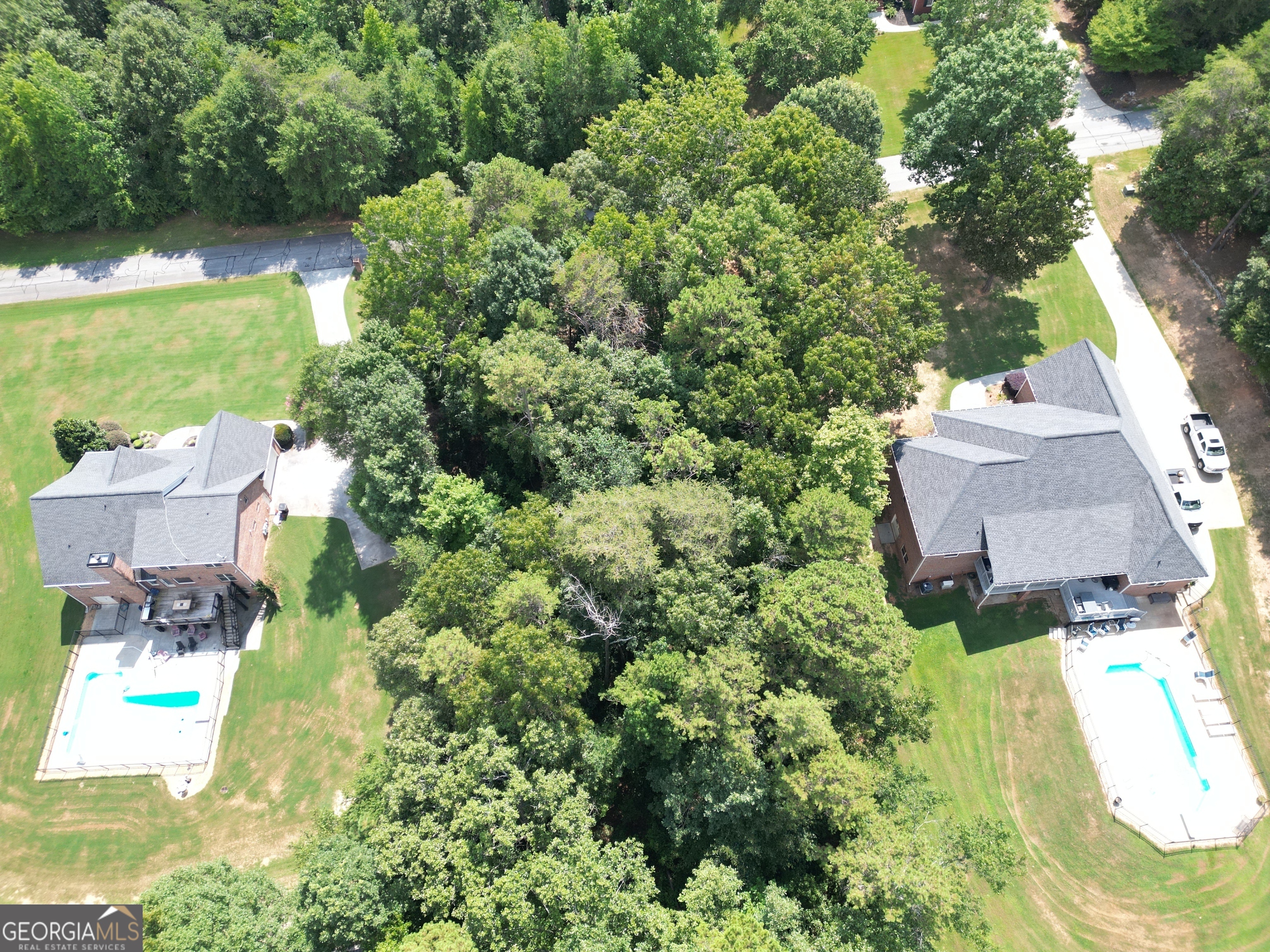 Lot 21 Deer Chase Road Toccoa, GA 30577 - Photo 3 of 7 an aerial view of residential house with outdoor space and trees all around