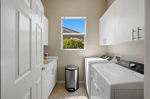 a room with storage and utility
