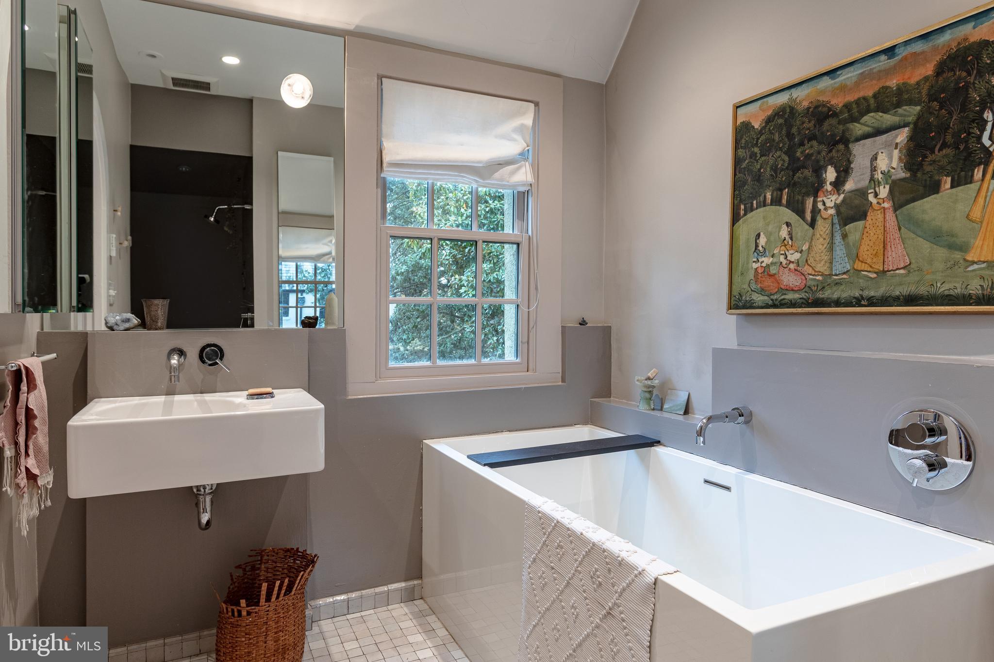2633 15th Street Northwest, Unit 3 Washington, DC 20009 - Photo 26 of 53 a bathroom with a sink and a bathtub