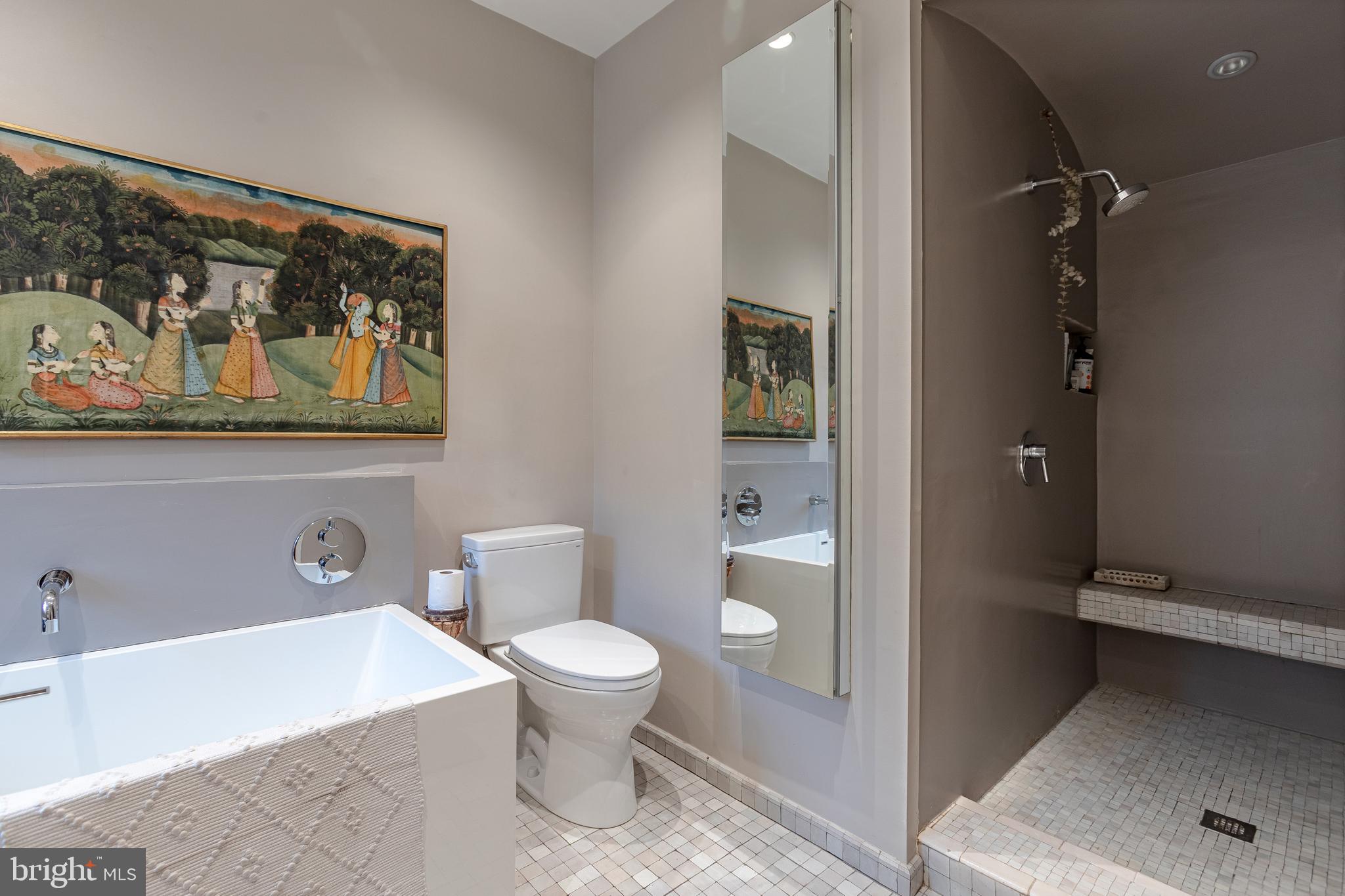 2633 15th Street Northwest, Unit 3 Washington, DC 20009 - Photo 27 of 53 a bathroom with a toilet sink and tub