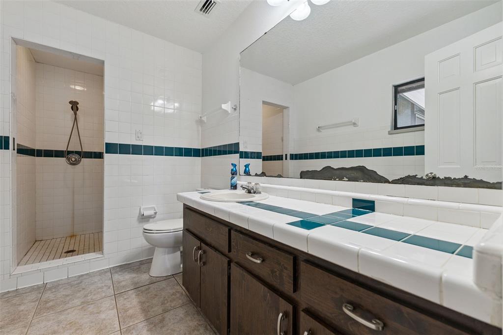 1142 Buckles Road Pierson, FL 32180 - Photo 16 of 34 a bathroom with a sink and mirror