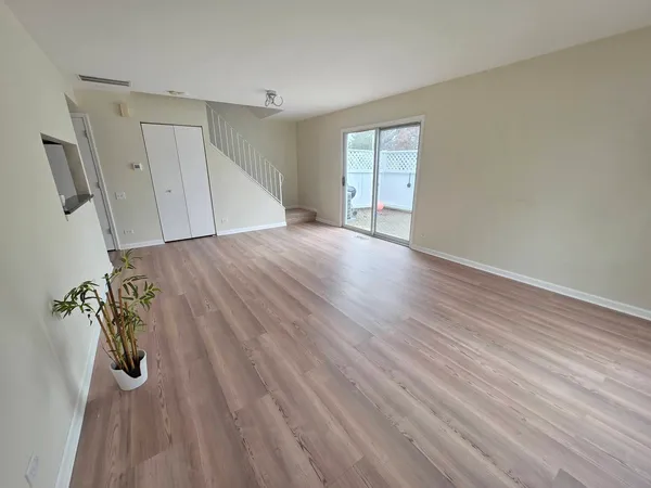 wooden floor in an empty room