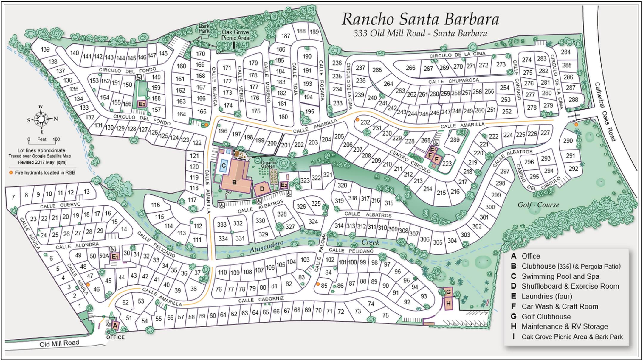 333 Old Mill Road, Unit 128 Santa Barbara, CA 93110 - Photo 15 of 22 Rancho SB Park Map