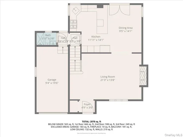 a picture of a room with a floor plan