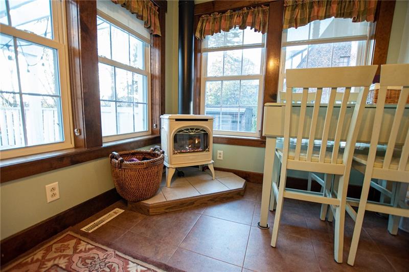 1058 Highland Road Sharon, PA 16146 - Photo 10 of 25 SUNROOM HAS QUALITY BLINDS AND VALANCES PLUS A HEATER TO TAKE THE CHILL OFF.