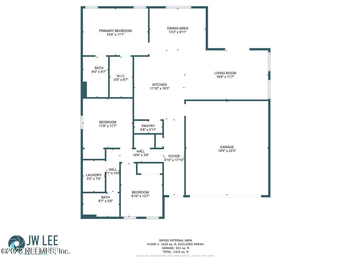 122 Pique Road Crescent City, FL 32112 - Photo 34 of 34 Floorplan