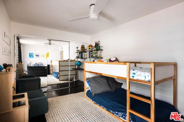 a room with furniture and a table