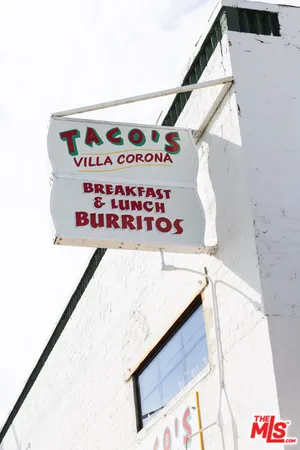 a view of a entryway door of the building