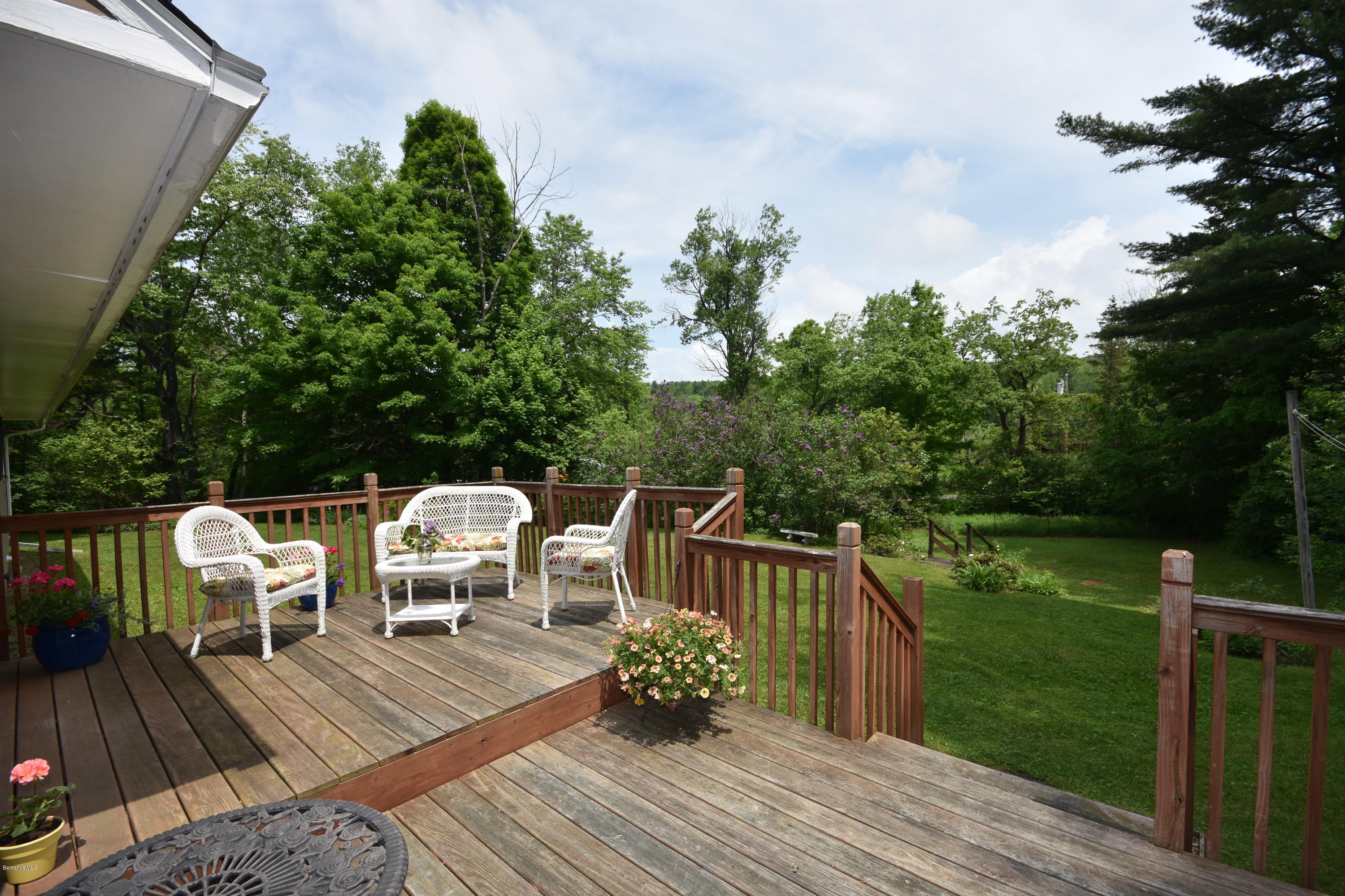 489 South Washington State Road Washington, MA 01223 - Photo 43 of 49 a view of deck with patio and yard