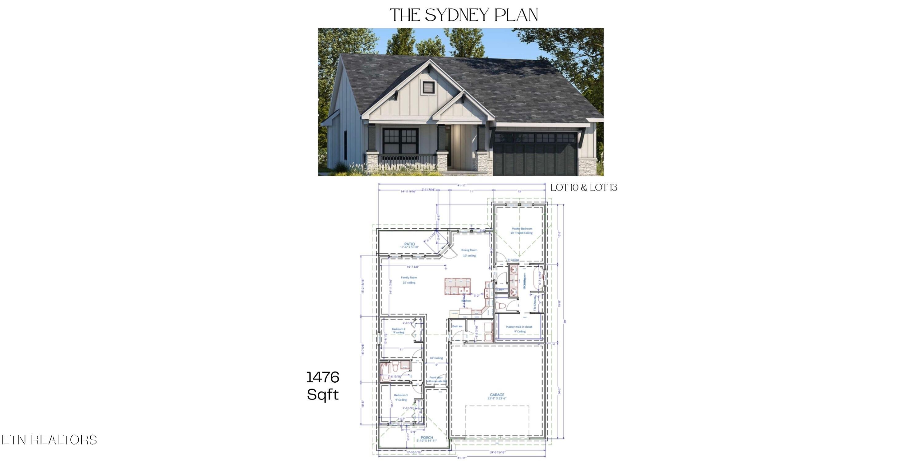 5137 Gregory Road Greenback, TN 37742 - Photo 2 of 3 The sydney Lot 10 & 13