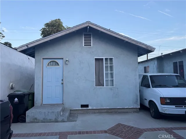 a view of a house with a patio