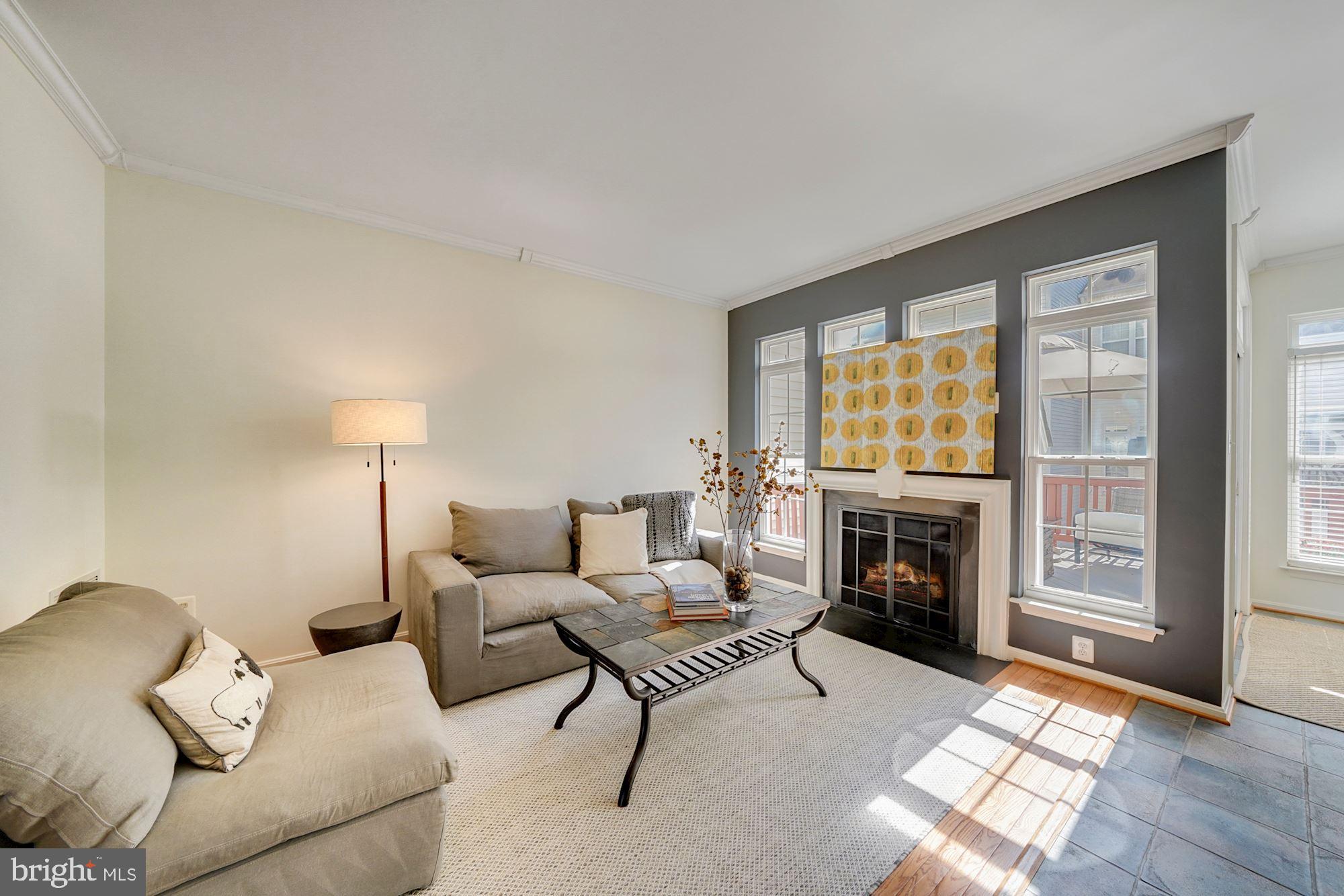 7327 Oldham Leeds Way Springfield, VA 22150 - Photo 13 of 50 Family Room with cozy gas fireplace
