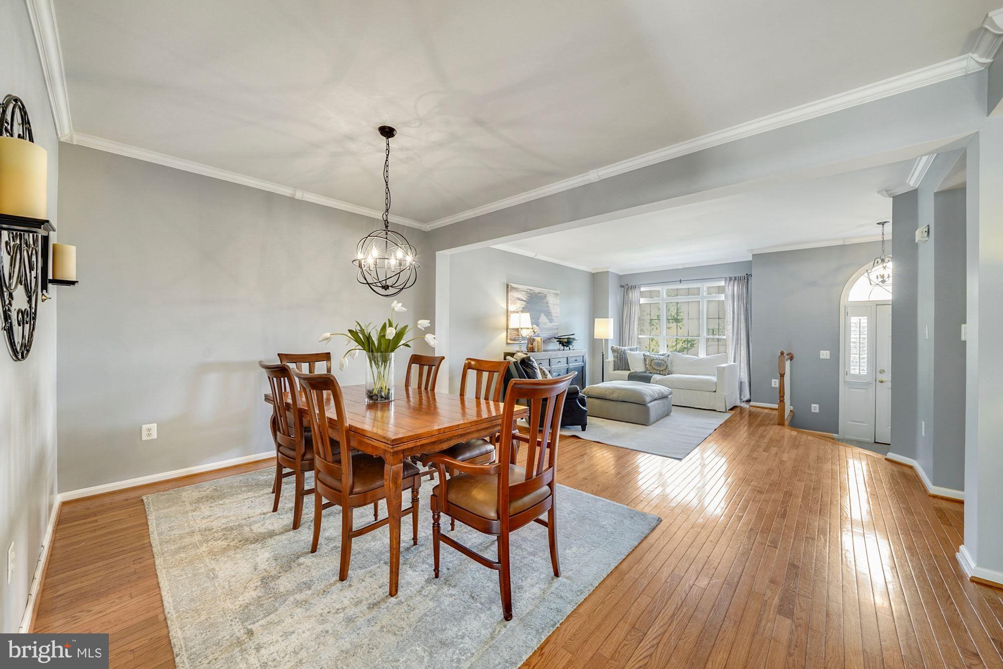7327 Oldham Leeds Way Springfield, VA 22150 - Photo 5 of 50 Dining space open to Living Room
