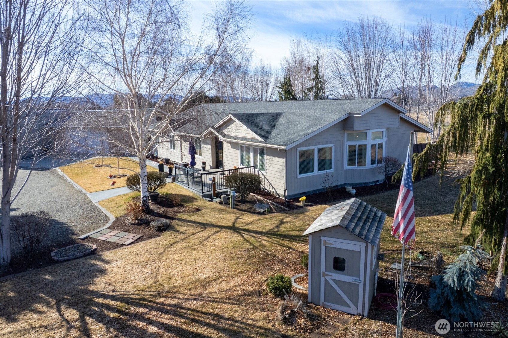 95 Woods Road Omak, WA 98841 - Photo 2 of 40 a view of a house with a patio
