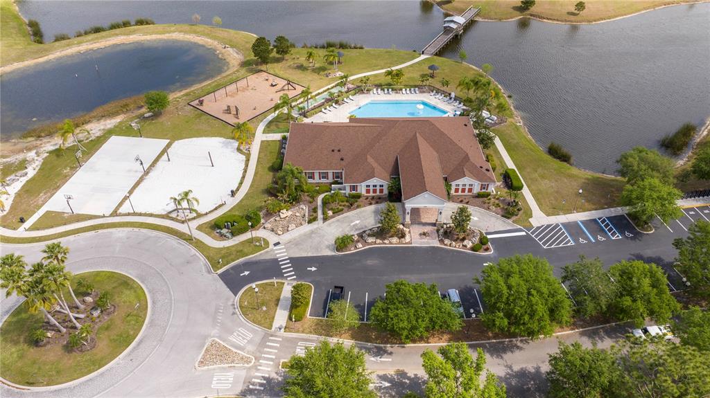 4978 Strand Street Kissimmee, FL 34758 - Photo 28 of 30 an aerial view of a house with a swimming pool