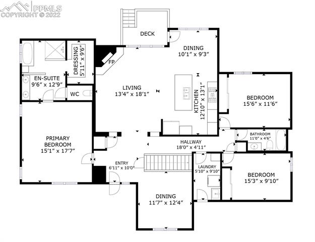 8038 Fort Smith Road Peyton, CO 80831 - Photo 26 of 27 Upper Level Floor Plan