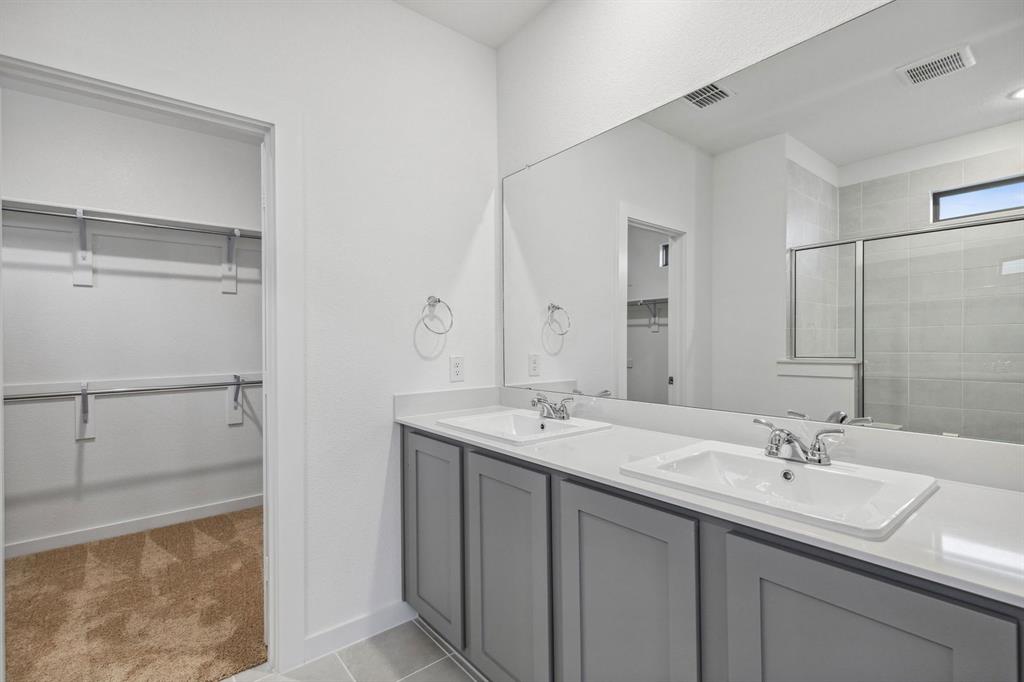 858 Sunflower Road Lavon, TX 75166 - Photo 17 of 31 Primary Bathroom in the Oak II home plan by Trophy Signature Homes – REPRESENTATIVE PHOTO