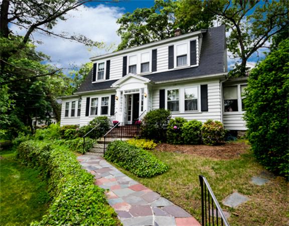 96 Columbia Road Arlington, MA 02474 - Photo 3 of 21 a front view of a house with garden