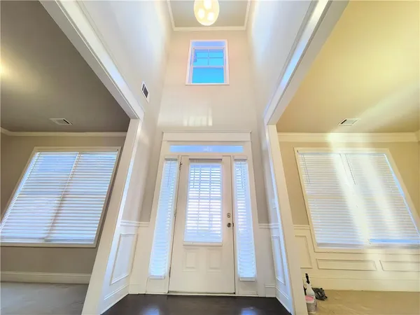 a view of front door