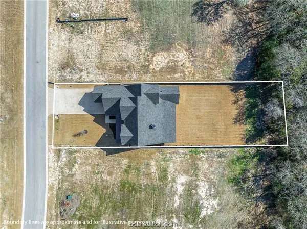 a picture of a tree in a house next to a yard