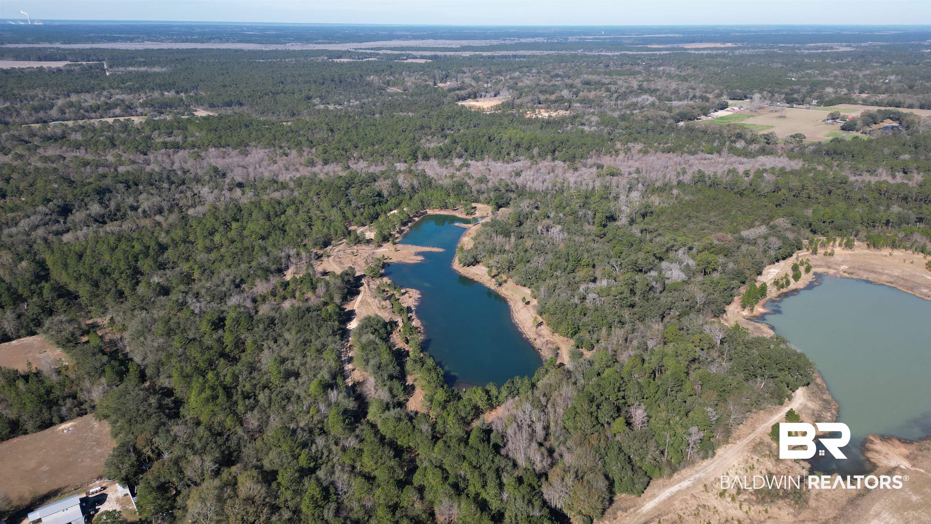 14830 Old Pascagoula Road Grand Bay, AL 36541 - Photo 32 of 32 Drone / aerial view with a water view
