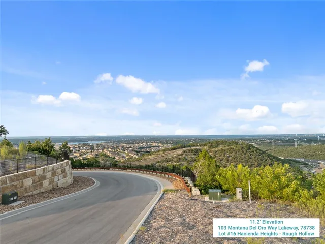 a view of an ocean and beach
