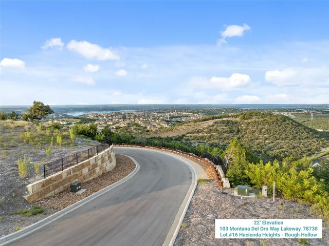 a view of a lake with a mountain