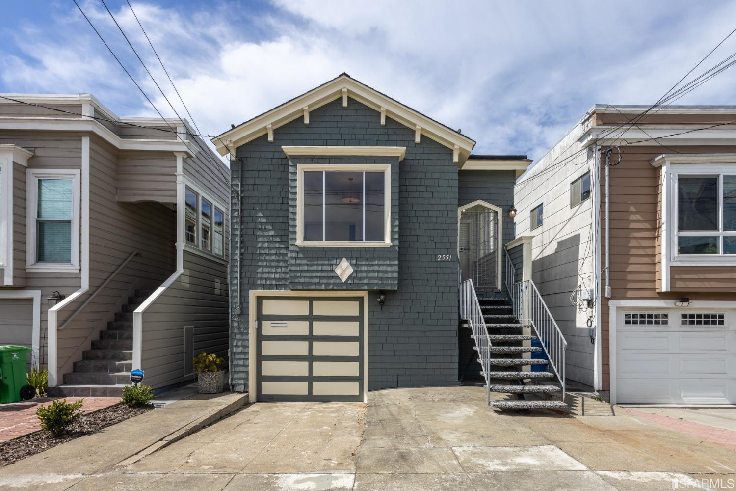 2551 28th Avenue San Francisco, CA 94116 - Photo 1 of 32 a front view of a house with stairs