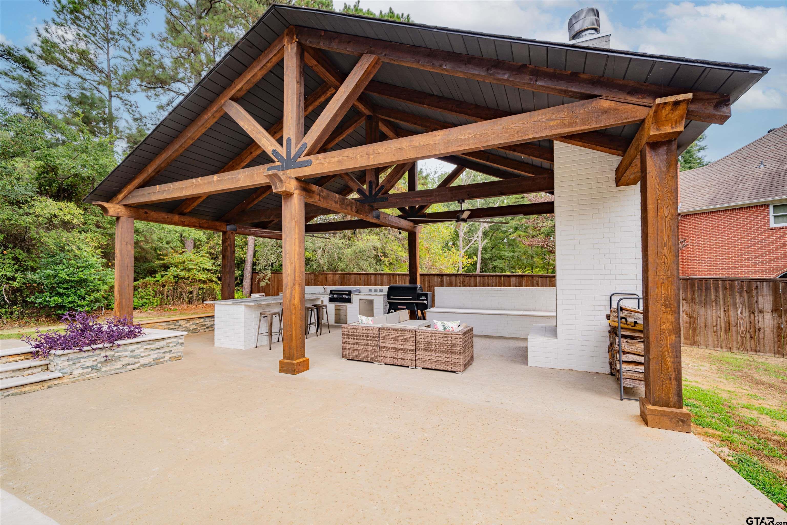 219 Hunters Circle Longview, TX 75605 - Photo 39 of 47 a view of outdoor space yard and porch