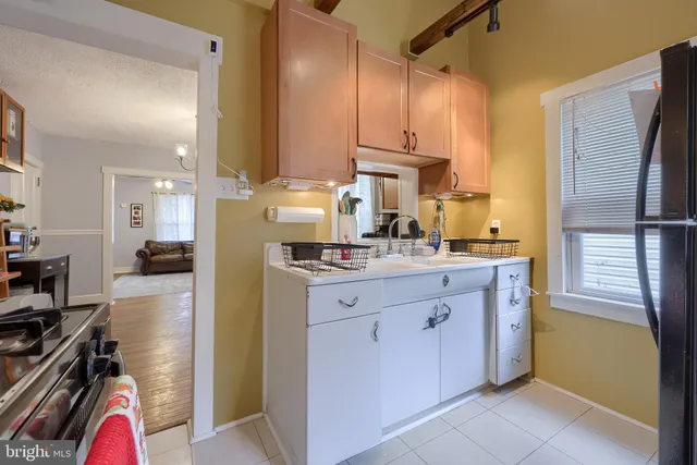 a bedroom with a bed and a cabinets