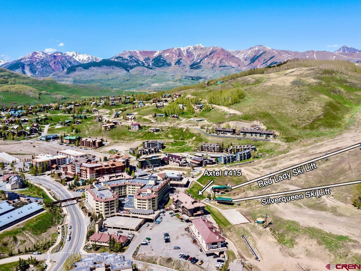 12 Snowmass Road, Unit AXTEL #415 Crested Butte, CO 81225 - Photo 18 of 35 a view of a city with an ocean