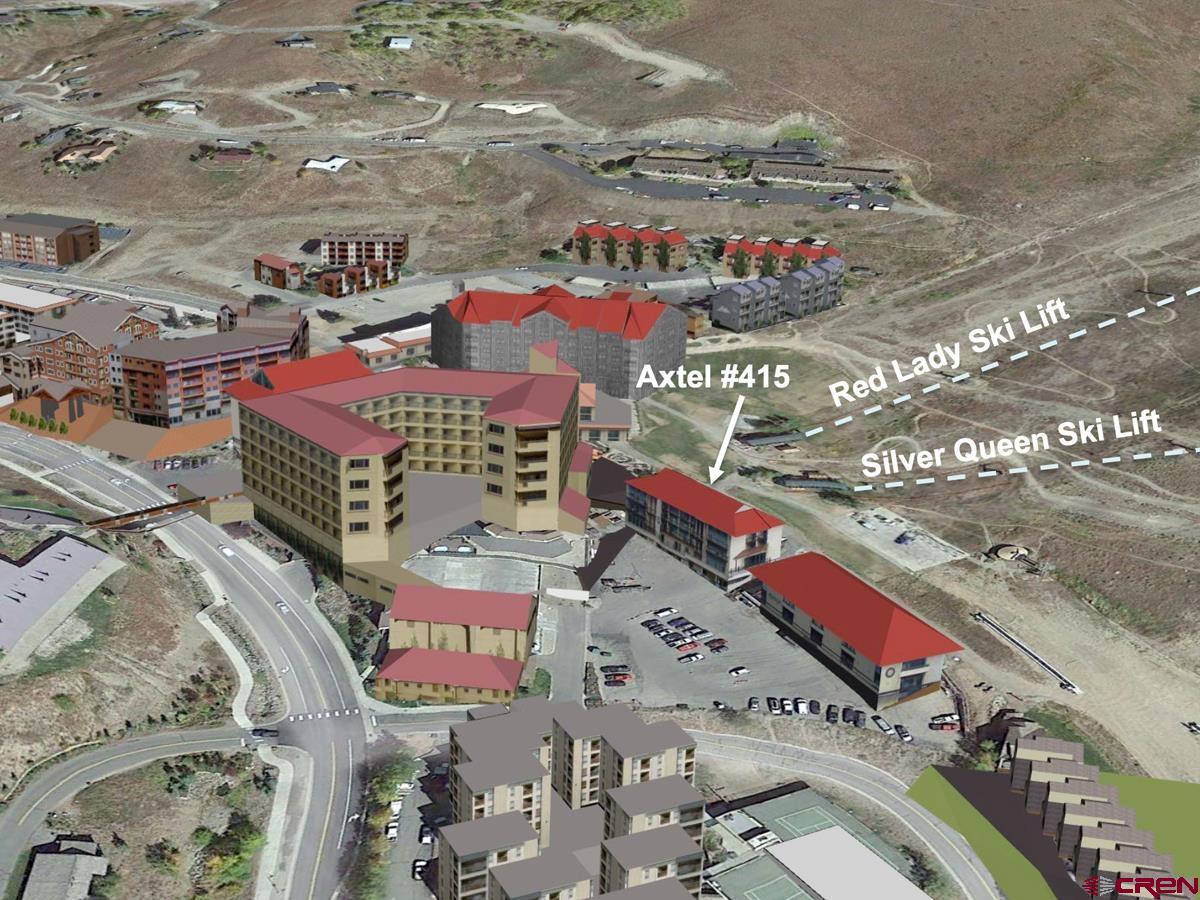 12 Snowmass Road, Unit AXTEL #415 Crested Butte, CO 81225 - Photo 31 of 35 a picture of city view