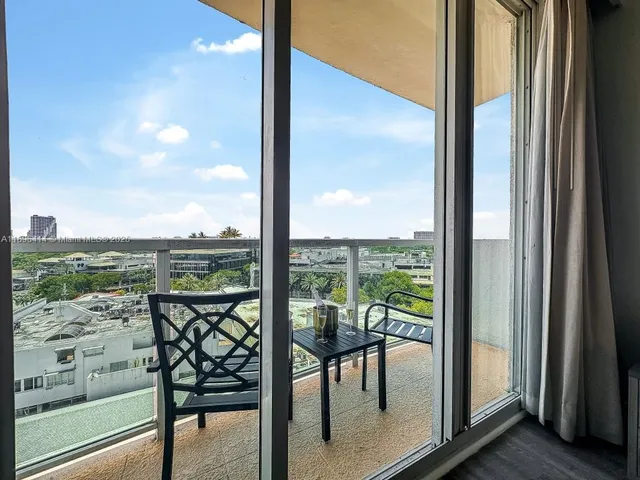 a view of a city from a window