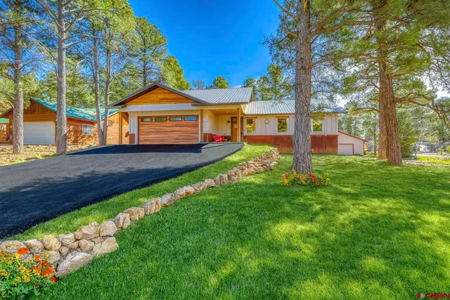 a view of outdoor space with deck and wooden floor
