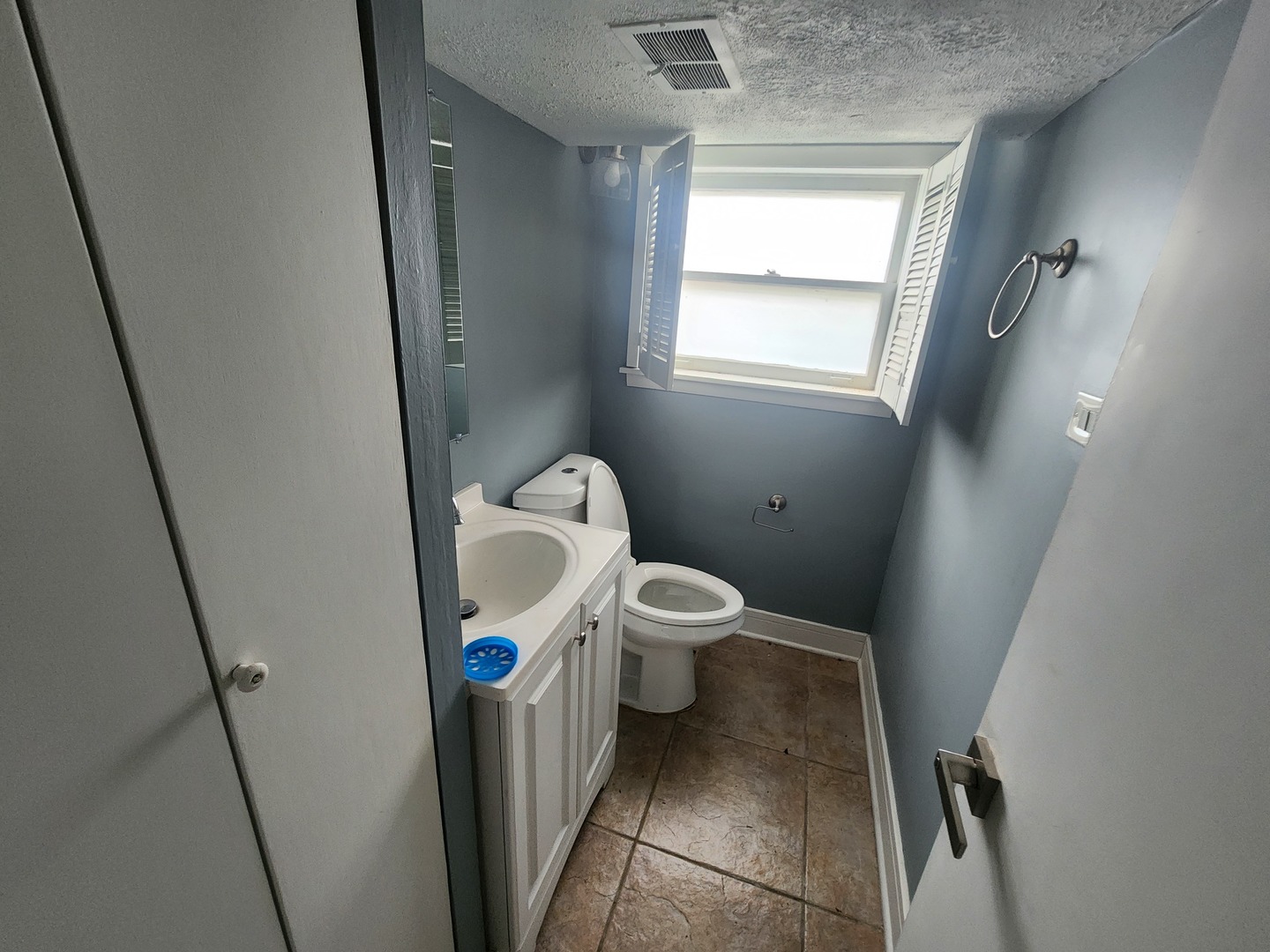 1208 Evergreen Road Homewood, IL 60430 - Photo 10 of 12 a white toilet sitting next to a sink a small yard